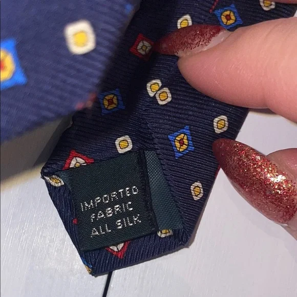 Bert Pulitzer #4 Bold Red & Black Striped Ties Bundle - Picture 3 of 6